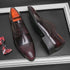 Men's Fashion Derby Shoes Lace-Up Business Office Dress Shoes for Weddings and Formal Events